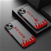 NARUTO Custodia per telefono con bordo nero per Apple iPhone 14 12 Mini 11 13 Pro XS 16e 11 Max 16 XR 15 Narutos Namikazes LOGO