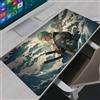 Bandai One Piece Zoro Mouse Pad Notbook Gaming Tastiera grande Gomma antiscivolo Tappeto per computer Tappetino da scrivania PC Gamer Xxl MousePad Regali per giovani