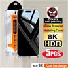 PJPK 5PCS Protezione per lo schermo privacy Protezione per installazione senza polvere per iPhone 15 14 13 12 11 16 17 Pro Max Vetro temperato anti-spia