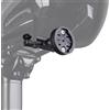 alloet Staffa per reggisella per fanale posteriore per bici Supporto per luce per bici MTB antiscivolo Supporto per lampada per sella per bicicletta in lega di alluminio per radar Garmin Varia