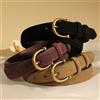 OYIFAN Cintura in pelle scamosciata di lusso da donna Cintura in pelle elegante Fibbia ad ardiglione dorata Cintura in pelle di mucca Cintura con marchio Accessori di abbigliamento Cintura da donna
