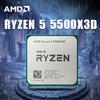 AMD Processore AMD Ryzen 5 5500X3D 6C/12T: 96MB L3 3D V-Cache Tech, 3.0-4.0GHz, 105W TDP, Socket AM4 - Senza ventola, configurazione per Esports