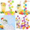 NONE {MAX-111} 12/24 pezzi/set whisky riutilizzabile ghiaccio l'estate rocce resistenti all'usura cubi di whisky accessori in plastica 【2025】