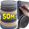 NONE 1/50M Pantaloni Autoadesivi Orlo Pasta Nastro Bordo del Pantaloni Pasta Ferro-on Pantalone accorciare Riparazione Jean Orlatura Nastro Per Tessuto Da Cucire FAI DA TE