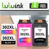 KT INK Cartuccia d'inchiostro 302XL hp 302 XL Nero Tricolore OfficeJet 3830 4650 5220 Envy 4520 DeskJet 1110 2130 Forniture per stampante compatibili