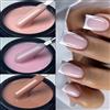 Jillnails Gel Liquido per Unghie French Rosa Marrone Nude Bianco Latte 50g/100g Gel UV per Estensione e Modellatura Unghie