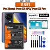 EOBATACC 100% nuova batteria BN57 di alta qualità 6160mAh per batterie NFC Xiaomi Poco X3 Pro / Poco X3 + strumenti gratuiti