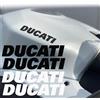 DUCATI 2PCS Moto Adesivi Decor Moto Corpo Carenatura Casco Serbatoio Carburante Decalcomania Accessori Per Ducati Corse 796 795 821 Monster Diavel