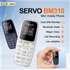 SERVO BM310 Mini telefono cellulare 2G GSM Registrazione chiamate Quadrante Bluetooth Lista nera Lettore MP3 Backup Piccoli cellulari Dual SIM Standby