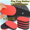 NONE Spugna rossa per la pulizia della racchetta da ping pong, spazzola per gomma morbida per la cura della mazza da ping pong, kit di accessori per la pulizia antipolvere