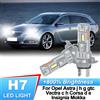 NONE CANBUS H7 HA CONDOTTO LA Lampadina Del Faro Della Luce Auto Lampada Turbo Auto Faro Per Opel Astra j h g gtc Vectra c h Corsa d e Insignia Mokka