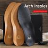 NONE 1 Paio di Solette Ortopediche in Pelle con Supporto per Arco Plantare, per Piedi Piatti e Fascite Plantare, Cuscinetti Deodoranti per Scarpe, Cura dei Piedi