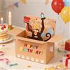 ZQNYCY 1pc Divertente Scimmia 3D Pop-Up Card Buon Compleanno Invito di Carta Biglietto di Auguri per I Bambini Festa di Compleanno Decorazioni di Nozze Forniture