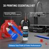 NONE Kit di lubrificante e strumenti di sbavatura per stampanti 3D da 65 ml, grasso per guide lineari, raschietto per la pulizia dei bordi di modelli in PLA, ABS, PETG