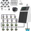 NONE Sistema di irrigazione solare a goccia potenziato, forniture per l'irrigazione automatica delle piante per casa, giardino, balcone, serra e piante pensili