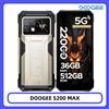 DOOGEE S200 Max Telefono Robusto 36GB+512GB 22000mAh 66W Doppia Torcia LED Display Posteriore da 1.32" Dimensity 7050 108MP NFC Smartphone