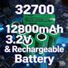Lerp Nuova Batteria LiFePO4 Premium 32700 3.2V 12800mAh 2026 - Potenza Professionale per Modellismo e Attrezzature Outdoor