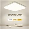 NONE Lampada da soffitto a LED ultrasottile 18-48W, plafoniera per camera da letto, luci a LED per soffitto, moderna decorazione per la casa