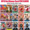 Bandai Carte Anime da Collezione DIY OPCG ONE PIECE OP13 Red Manga con Luffy, Ace, Sabo, Shanks, Hancock, FIVE ELDERS - Edizione 2025 Foil SEC/SR