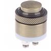 NONE Pulsante Rotondo in Metallo 1NO+1NC 16MM, Pulsante per Campanello, Interruttore per Campanello, Pulsante per Controllo Accessi