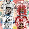 Bandai Maglie da Calcio Edizione Speciale Anime One Piece Luffy 2026 per Adulti/Bambini, T-shirt Casual Estive Harajuku, Magliette Luffy per Fan