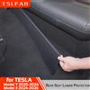 NONE Tappetino Protettivo Inferiore per Sedile Posteriore in PU Anti-Graffio per Tesla Model 3 Highland Y 2024-2026 Juniper, Accessori Auto