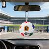 fifa Portachiavi in peluche ufficiale autentico Pallone da calcio FIFA World Cup 2026, Ciondolo per zaino a forma di pallone da calcio World Cup, Ciondolo per specchietto retrovisore
