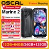 OSCAL Marine 2 Smartphone Robusto 11000mAh [4GB+64GB] [8GB+128GB] 6.56 Pollici 8MP+16MP Android 15 NFC/GPS Telefono Cellulare 18W 90Hz