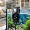NONE Ventilatore Silenzioso per Acquario, Ventilatore USB Mini Regolabile da Parete, Raffreddamento Rapido e Potente per Vasche di Pesci, Regolazione della Temperatura