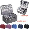 NONE Borsa Portacavi da Viaggio, Organizer Elettronico Digitale Impermeabile Portatile, Custodia per Cavi USB e Caricabatterie
