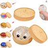 BEAST KINGDOM Nuovo Squishy Glitter Dumpling con Scatola, Giocattolo Sensoriale Antistress a Forma di Raviolo