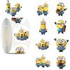 MINIONS Adesivi Minions del film, anime, cartoni animati, carini, 500 pezzi, kawaii, per studenti, fai da te, in rotoli, etichette per libri, sigilli, regali, all'ingrosso