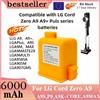 Ddadache NUOVA Batteria di Ricambio per LG Cord Zero A9, A9S, P9, A9K-CORE, A9MAX, A9T-Ultra, A9K-PRO, A9N, A9M, A9 Plus 25.4V 6000mAh