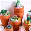UDOCOOL Stampo in silicone per vasi da fiori in cemento, decorazioni da giardino fai da te, stampi in argilla per piante grasse, stampi in gesso, cemento, resina, per realizzare portacandele e oggetti