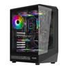 Noua Demon TK100, Case Gaming ATX Compatto, Ventola PWM ARGB e Strip LED, Mid-Tower USB 3.0 e Type-C, Frontale e Laterale in Vetro Temperato, Nero