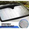 NONE Parasole anteriore e posteriore per auto, protezione solare estiva per parabrezza, isolamento termico, parasole per finestrini, parasole per interni auto