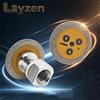 NONE Lama per sega Layzen con flangia rimovibile, disco da taglio turbo per granito, marmo, ceramica, cemento, utensile per taglio e intaglio