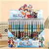 Bandai 6/12/24 Pezzi Penne Cancellabili Blu Anime One Piece per Studenti, Esami, Giochi, Personaggi dei Cartoni Animati, Cancelleria, Materiale Scolastico, Regali