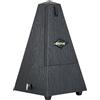 AUPHY Metronomo Meccanico Con Campana, Ritmo Accurato Facile Usare Forma Classica, Metronomo Meccanico Universale per Pianoforte Chitarra Sassofono Batteria Clarinetto ect,Venatura legno
