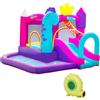 Outsunny Castello Gonfiabile per Bambini 3-8 Anni con Scivolo, Piscina e Trampolino, 3x2.7x2m | Aosom Italy