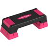 SPORTNOW Step per Aerobica per Fitness con Altezza Regolabile 12/17,5/22,5 cm, Portata 250 kg, per Casa e Palestra, Rosa | Aosom Italy