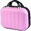 Balakaka Beauty Case da Viaggio Rigido 10L, 14 pollici Beauty Case Donna con Manico, Impermeabile ABS Trucchi Borsa per Cosmetici Può Essere Appeso ai Bagagli, Rosa scuro