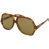 Chloe CH0289S 003 | Occhiali da Sole Graduati o Non Graduati | Prova Online | Plastica | Oversize | Marrone, Havana | Adrialenti