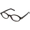 Saint Laurent SL 751 Jeanne OPT 002 | Occhiali da Vista Graduati | Prova Online | Plastica | Ovali / Ellittici | Marrone, Havana | Adrialenti