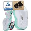 99FLIPS Protezioni Pattini Bambina Ginocchiere Bambini - Per Inliner, Skateboard e Bicicletta - Ginocchiere Bambina, Pattini a 4 Ruote - Protezione Bici Bambino - GRIND XS Rosa Blu