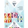 Clairefontaine 354580C - Teczka 10 arkuszy papieru witrażowego 40g - format 20x30 cm - kolorowy, cienki i przezroczysty papier - rękodzieło i prace kreatywne dorośli i dzieci - 10 kolorów mieszanych