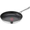 Tefal Jamie Oliver Cook's Inox Padella 28 cm, Induzione, Rivestimento antiaderente, Indicatore di cottura, Impugnatura di sicurezza rivettata E3040644