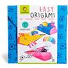 Ludattica - Easy Origami Aerei - 12 origami da creare - età 6+ - Confezione in morbido panno - Made in Italy