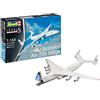 Revell- Antonov An-225 Cameras 14 Veicolo Mrija 04958-Modellino di Volo in Scala, Colore Nero, 1:144, 04958