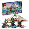LEGO Avatar La Casa Corallina di Metkayina, Scene di Pandora con Villaggio, Canoa e Minifigure di Neytiri e Tonowari dal Film La Via dell'Acqua 75578